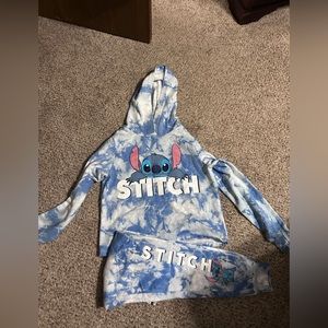 Size Medium, Disney Girl’s Stitch Sweat Outfit